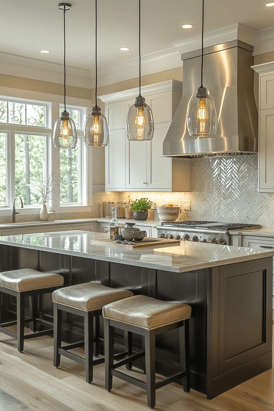 29 Elegant Kitchen Design Ideas With Stunning Centerpieces - Courtneys ...