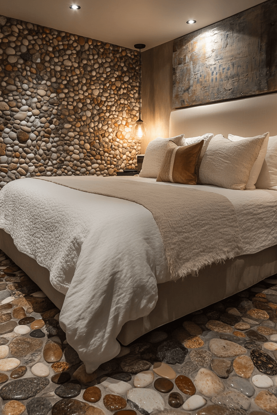 Stone Wall Bedroom