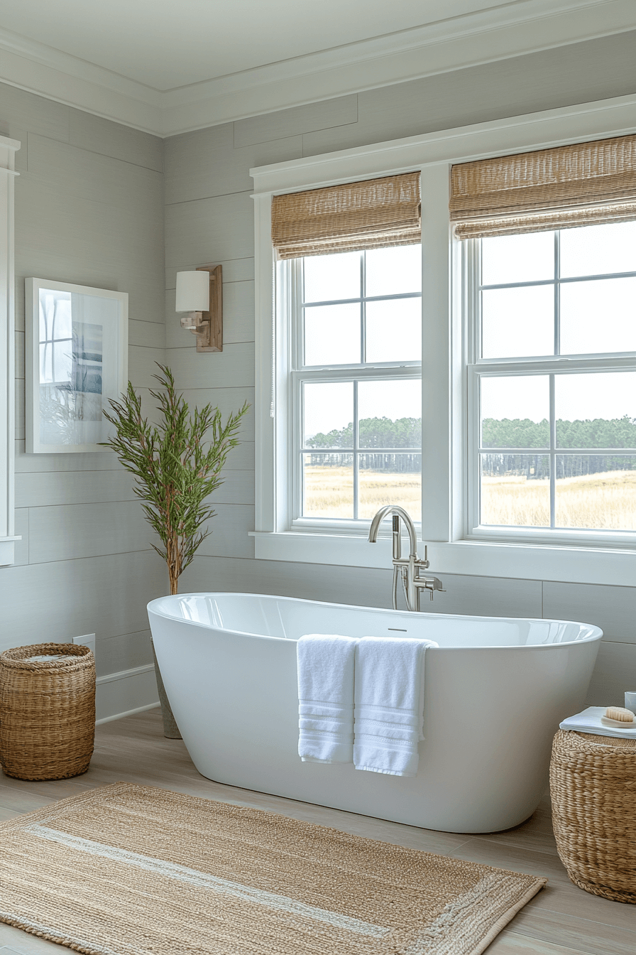 coastal cottage bathroom
