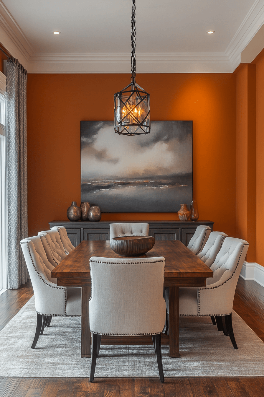 modern victorian dining room