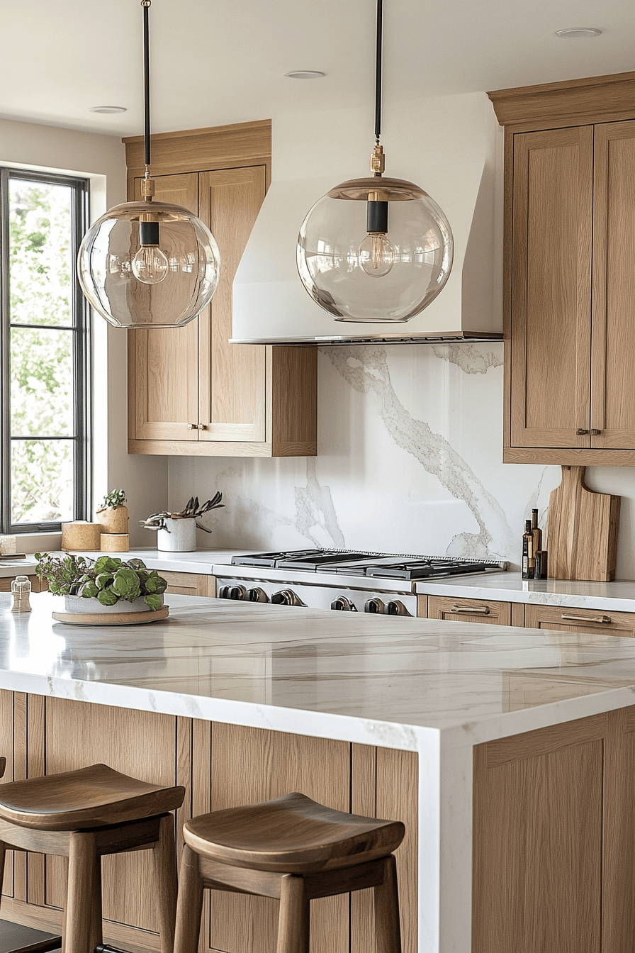 29 White Oak Kitchen Cabinets That Reflect Natural Warmth - Courtneys World