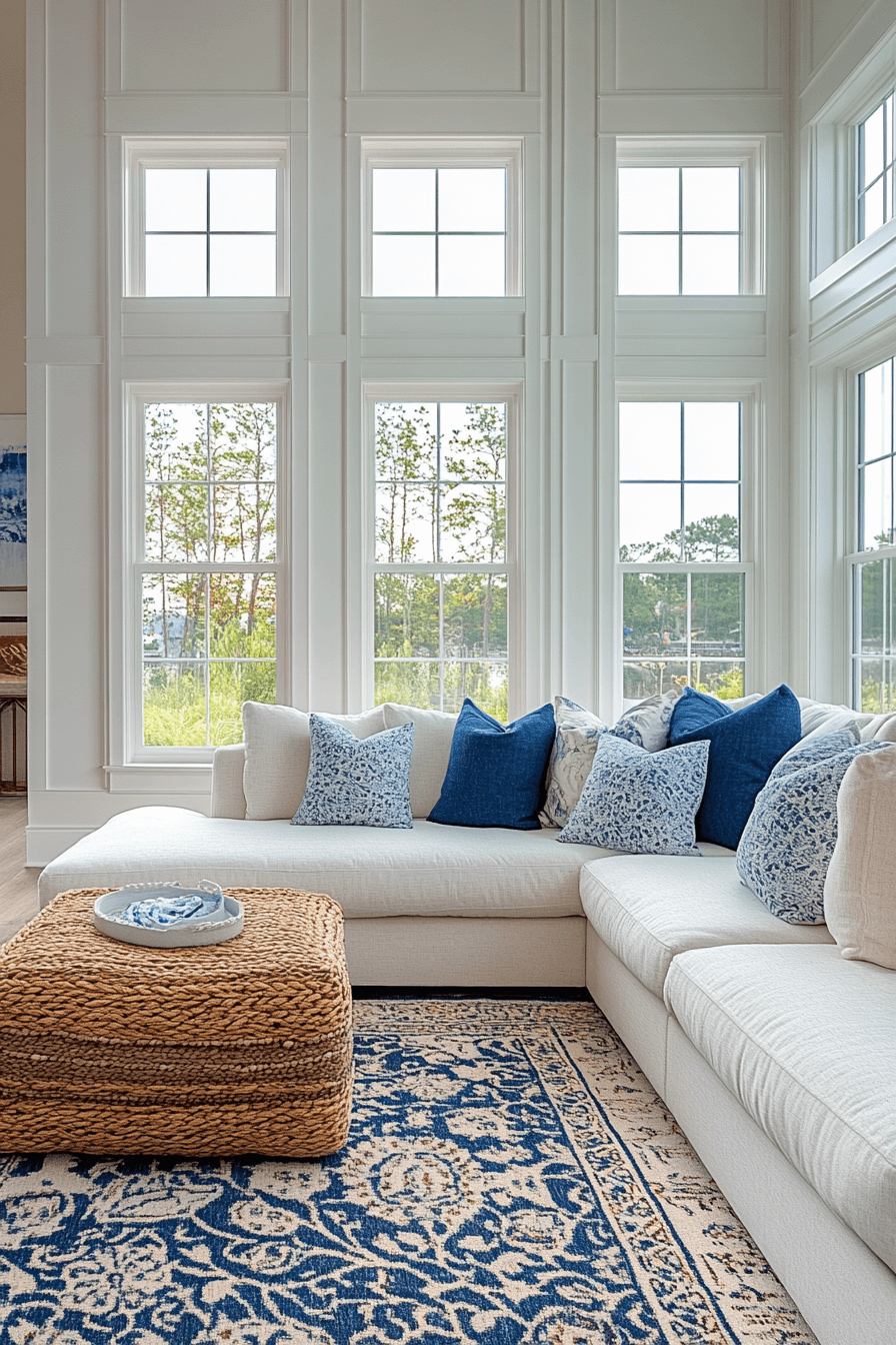 coastal cottage living room