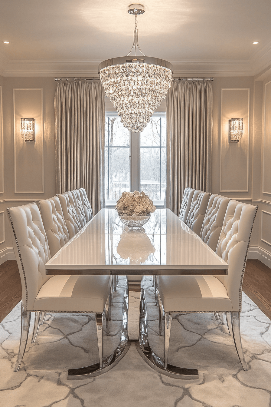 modern victorian dining room
