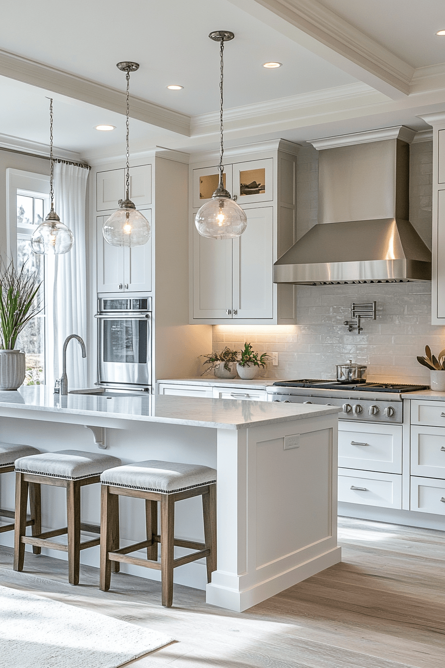 29 Gray And White Kitchen Ideas To Create A Serene Cooking Environment ...