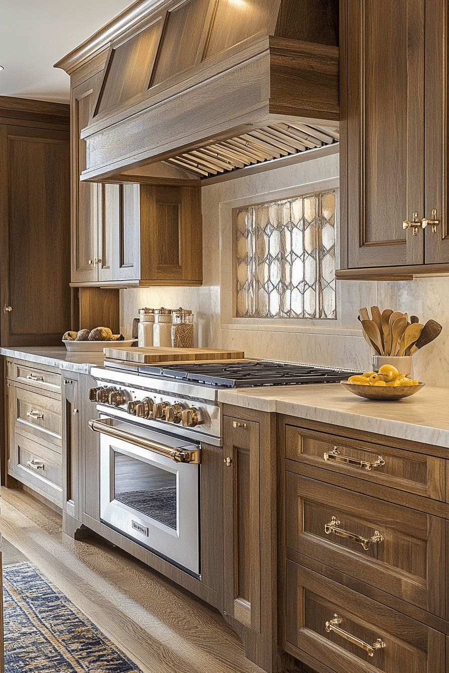 Walnut Kitchen Cabinets
