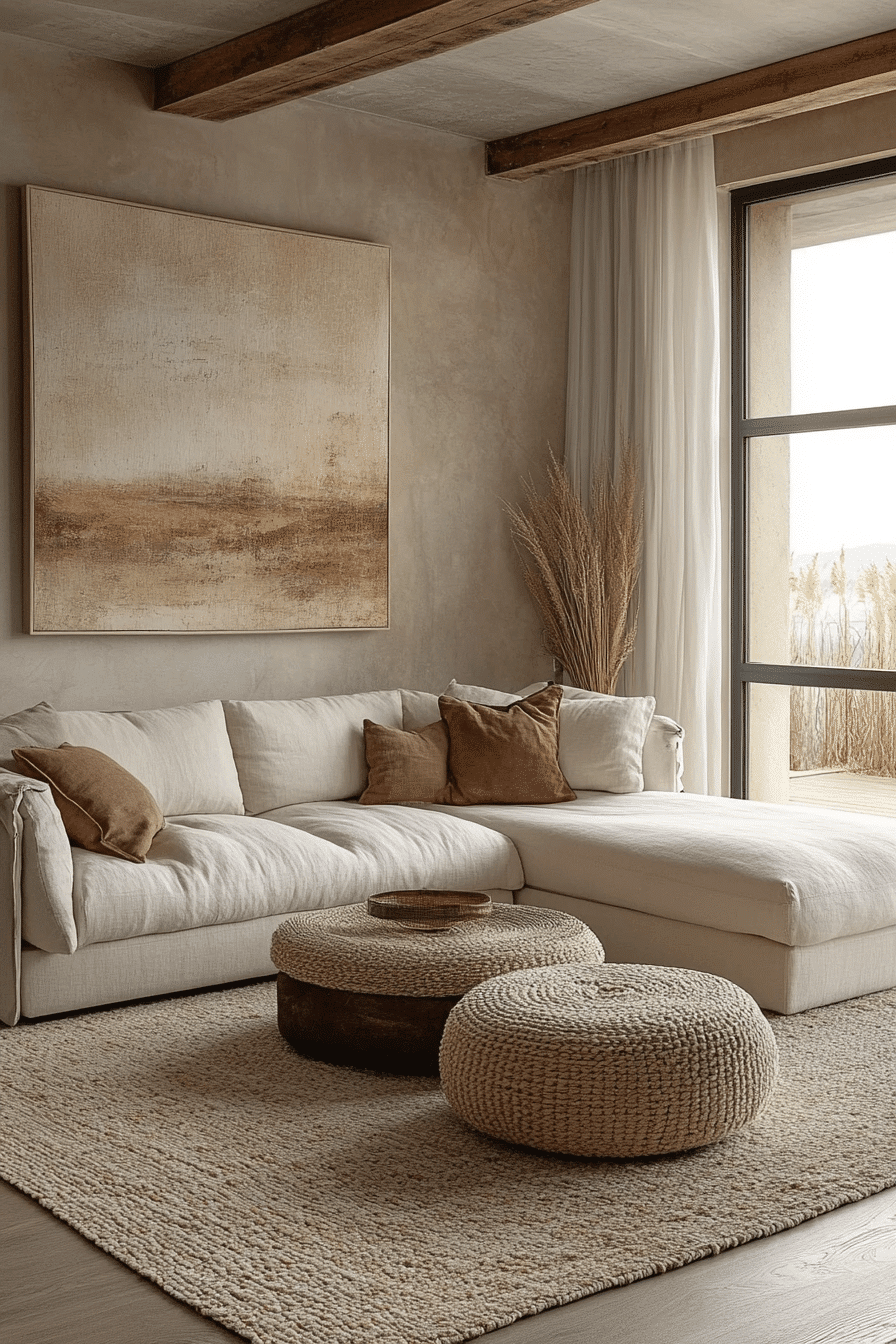 white living room decor