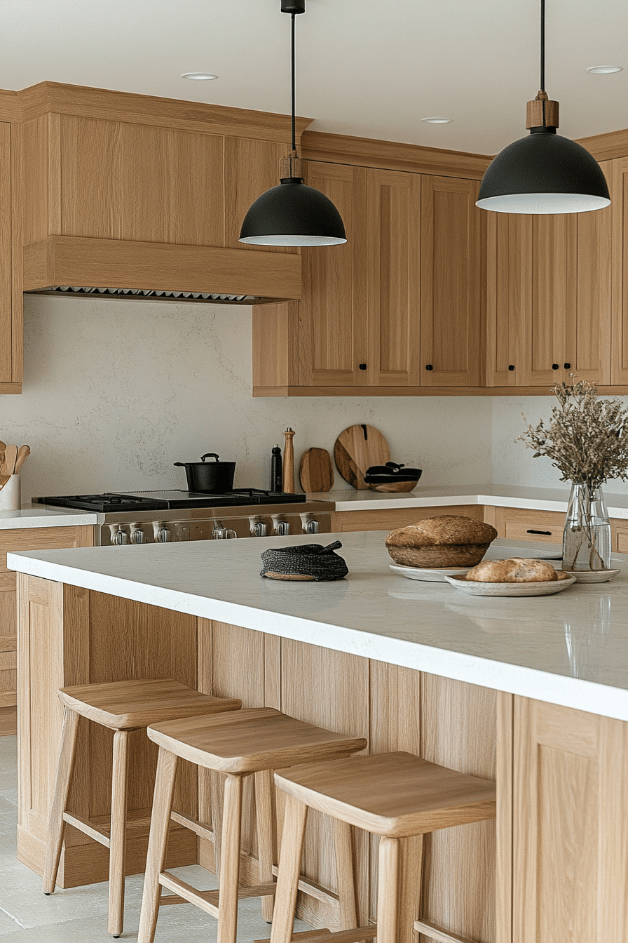 29 White Oak Kitchen Cabinets That Reflect Natural Warmth - Courtneys World