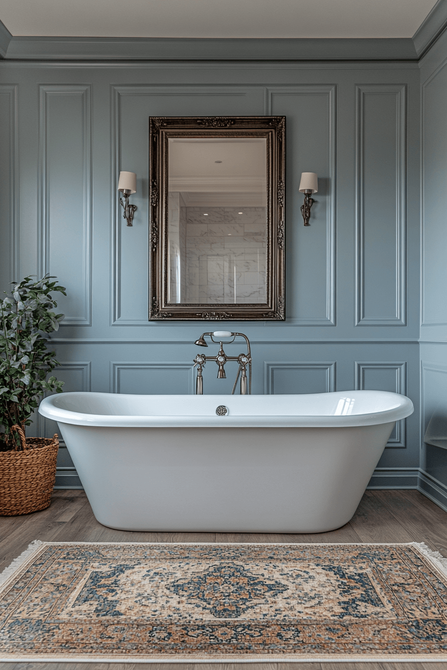 modern victorian bathroom