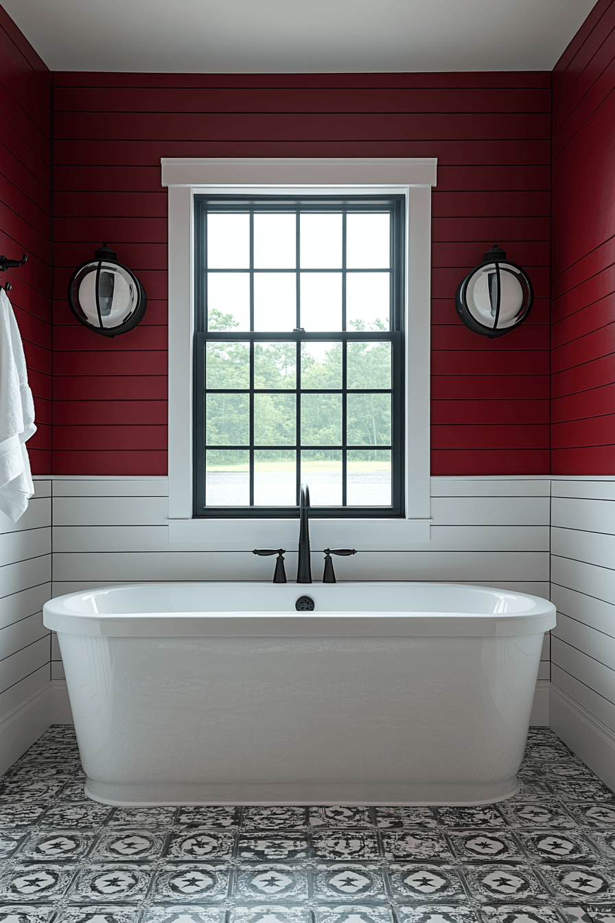 coastal cottage bathroom