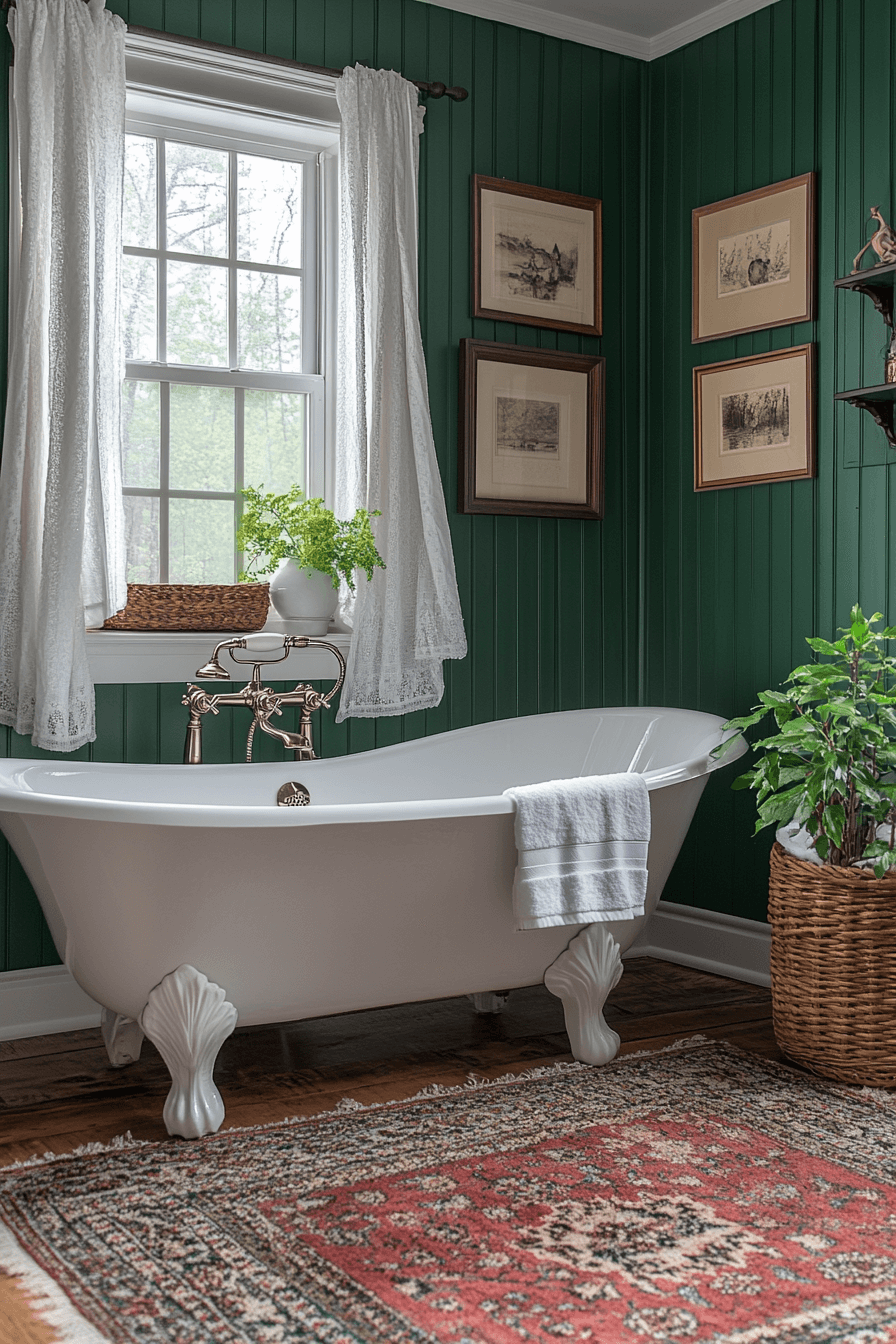 modern victorian bathroom