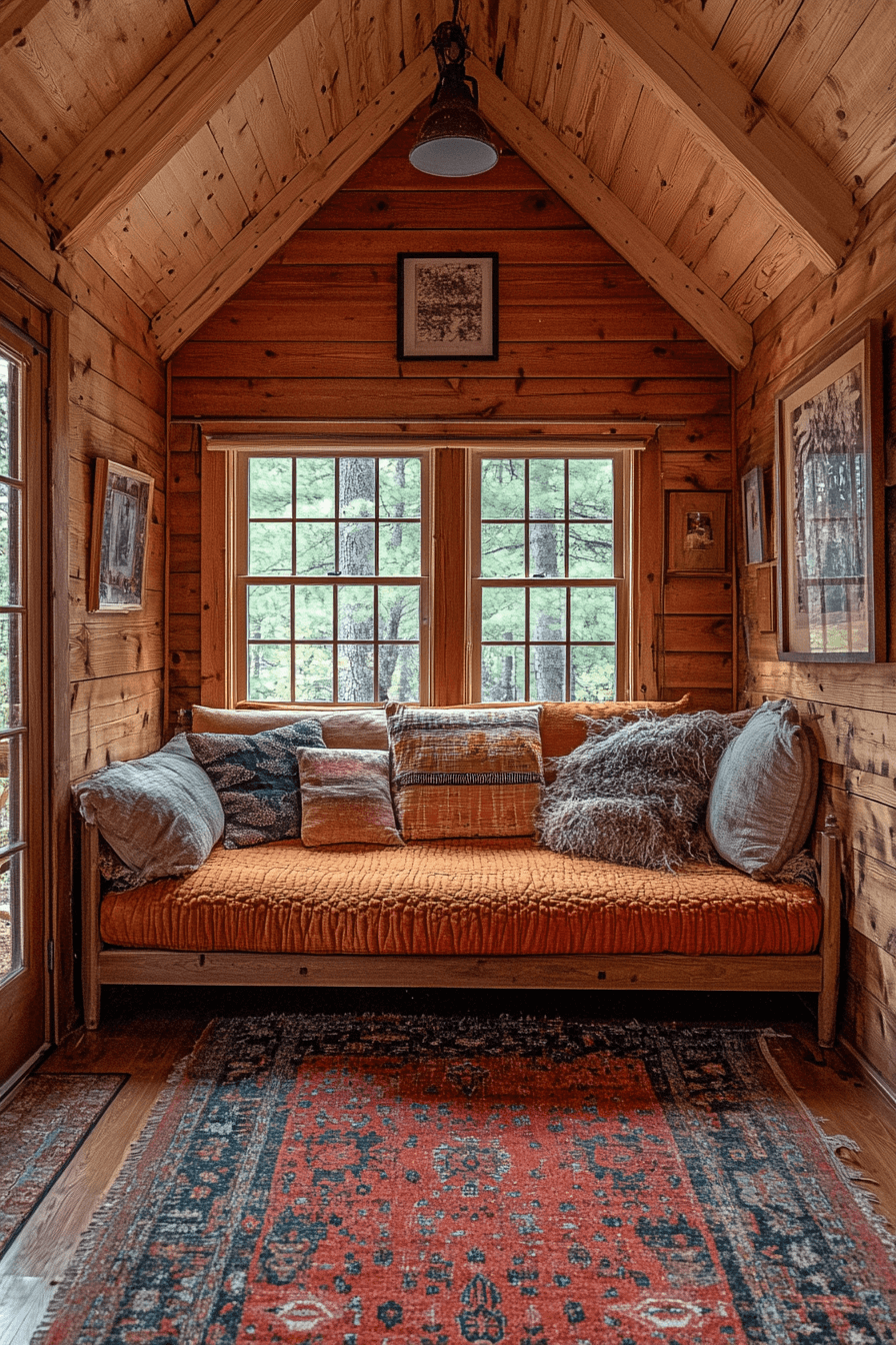 old cabin interior