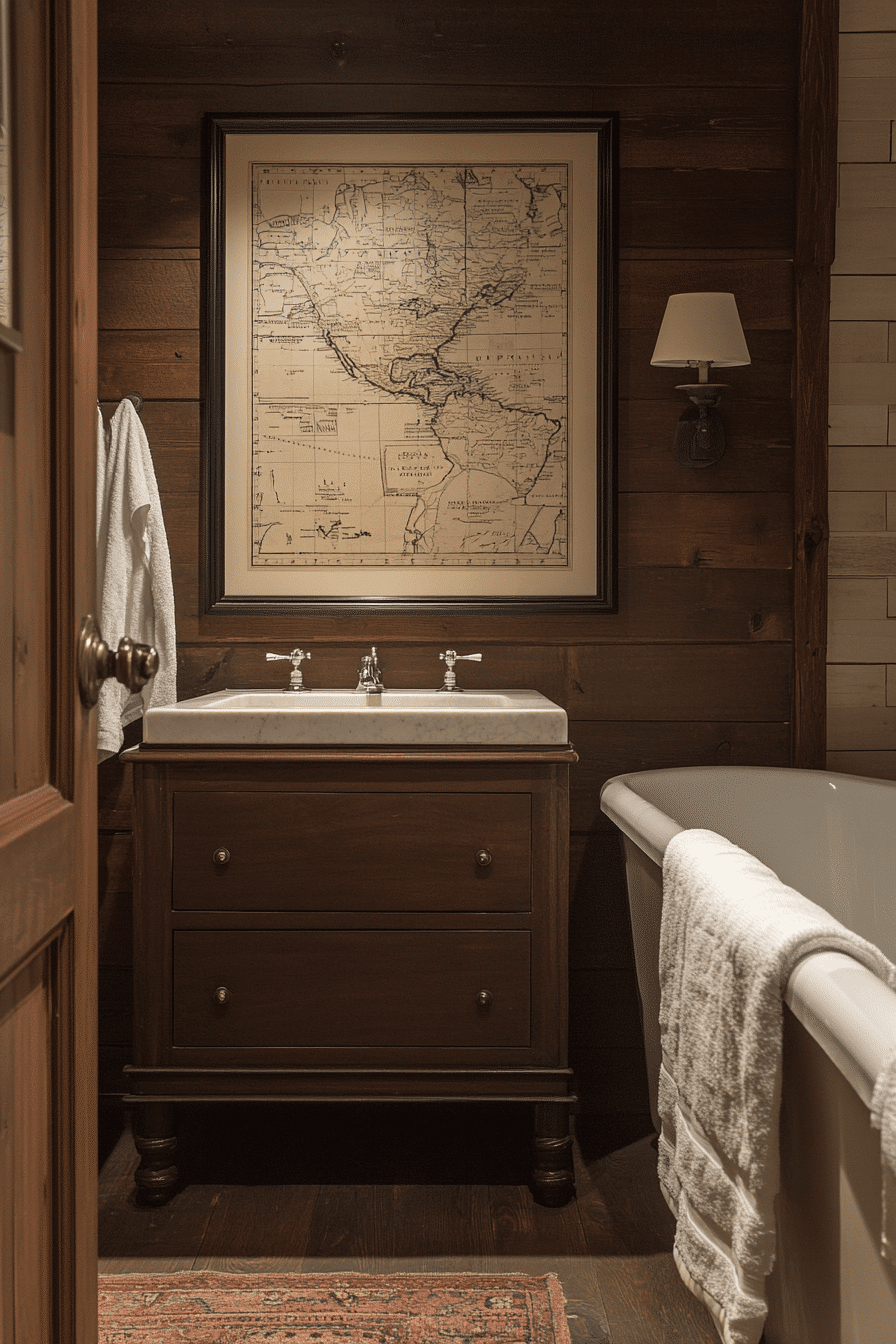 coastal cottage bathroom