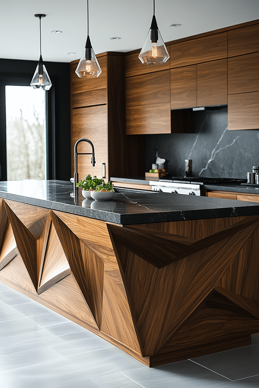 Walnut Kitchen Cabinets