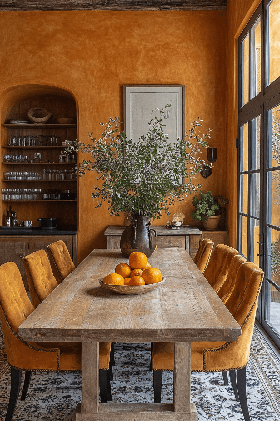 modern victorian dining room