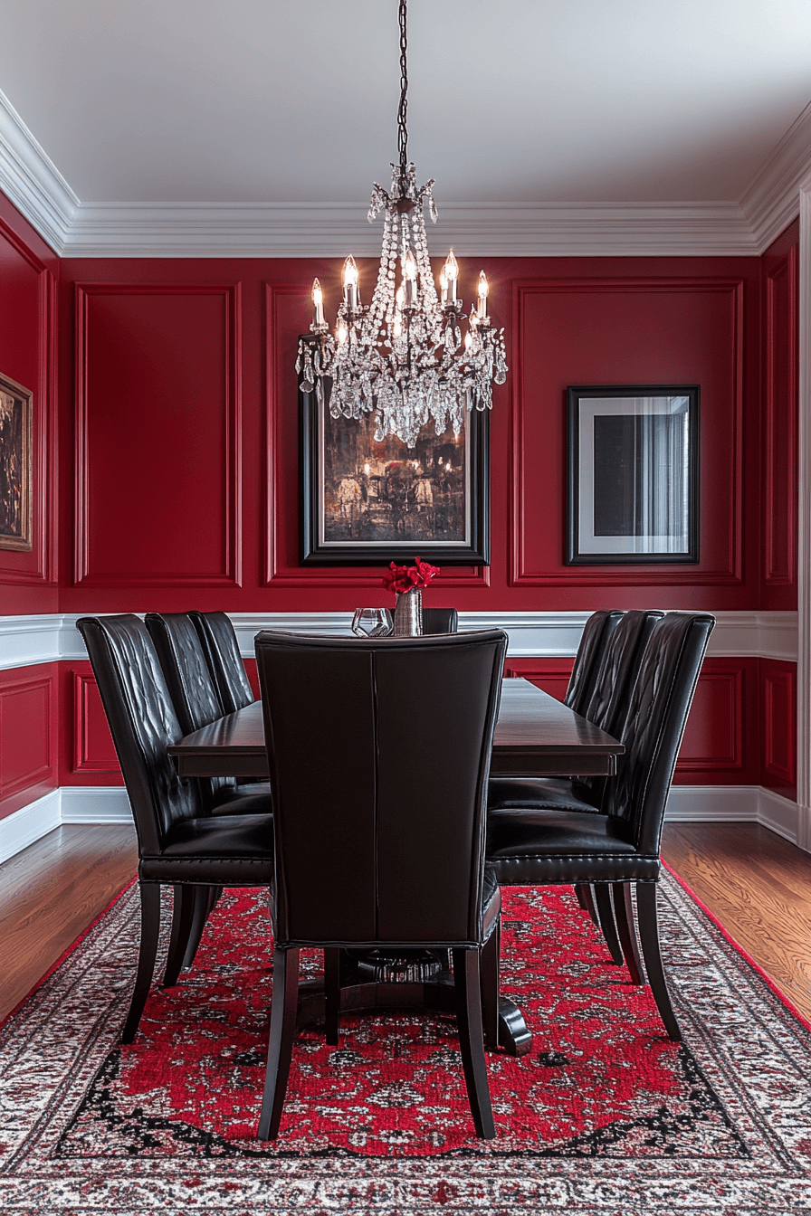 modern victorian dining room