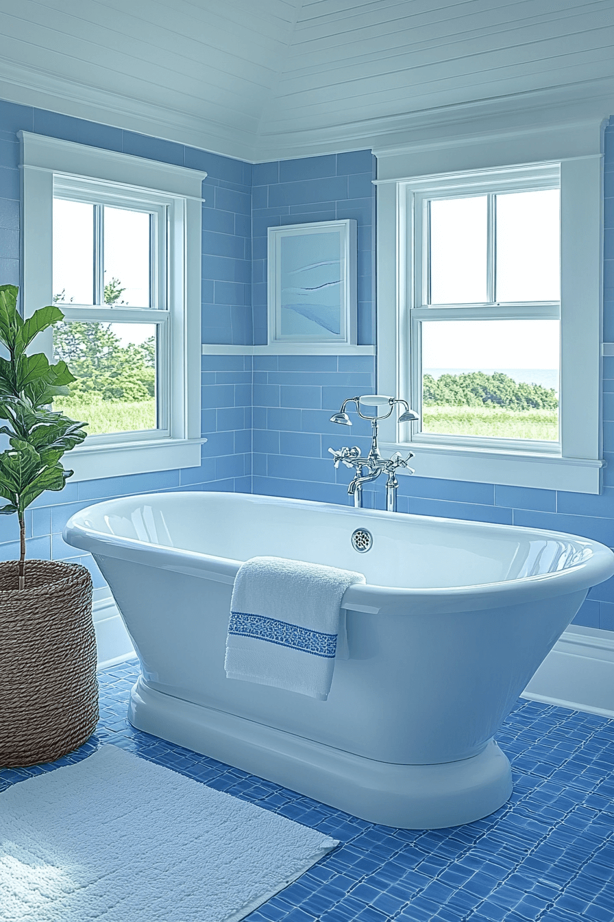 coastal cottage bathroom