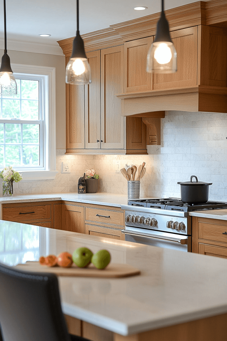 29 White Oak Kitchen Cabinets That Reflect Natural Warmth - Courtneys World
