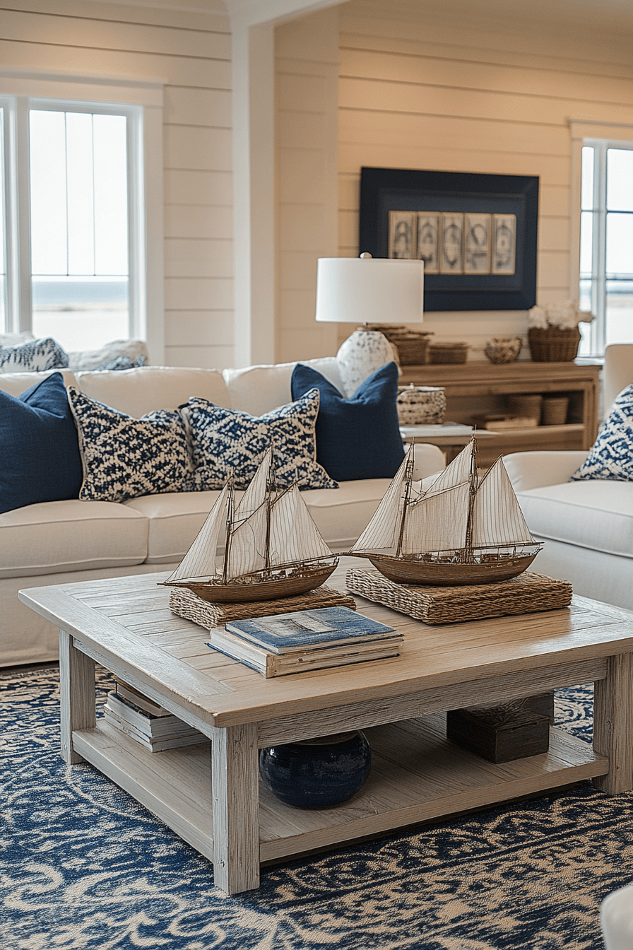 coastal cottage living room
