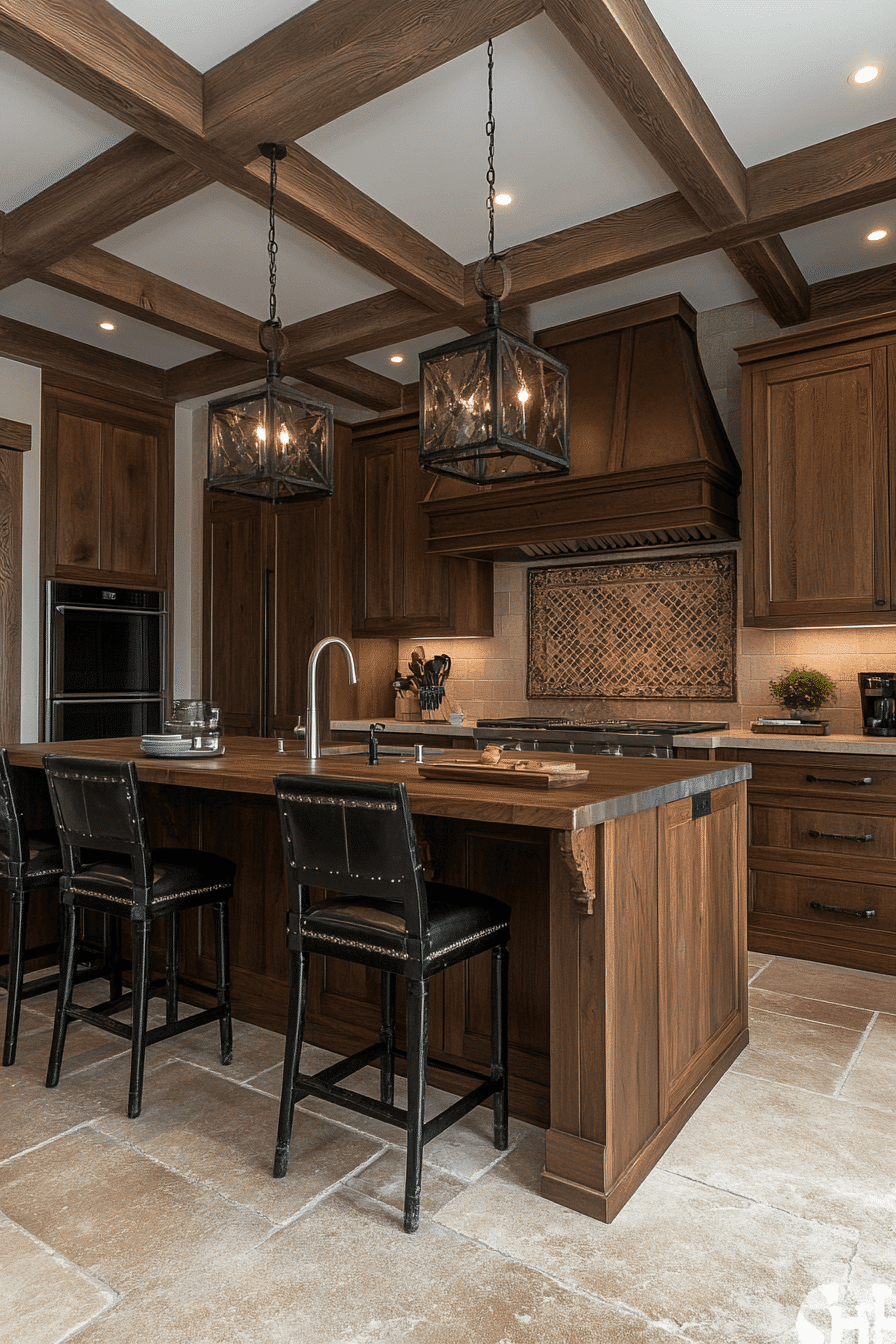 Walnut Kitchen Cabinets