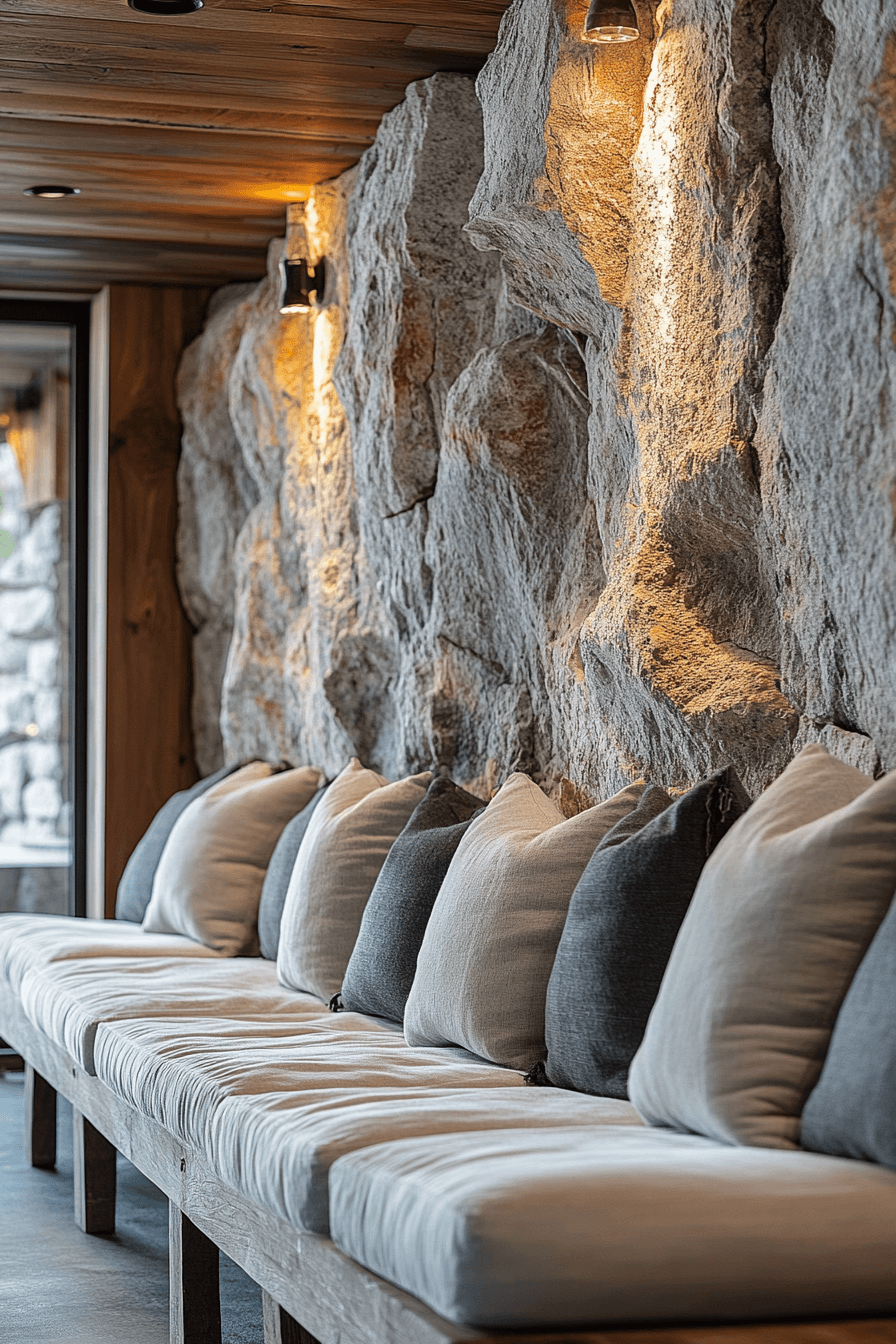 stone wall interior