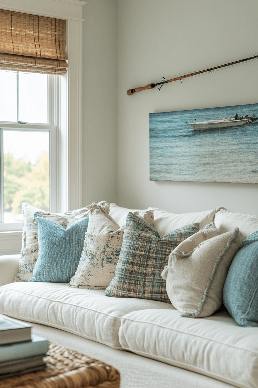 old cabin interior living room