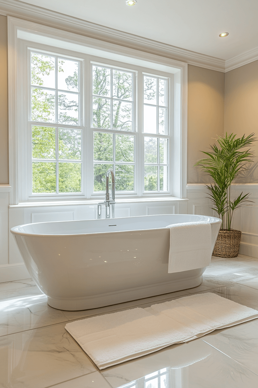 modern victorian bathroom