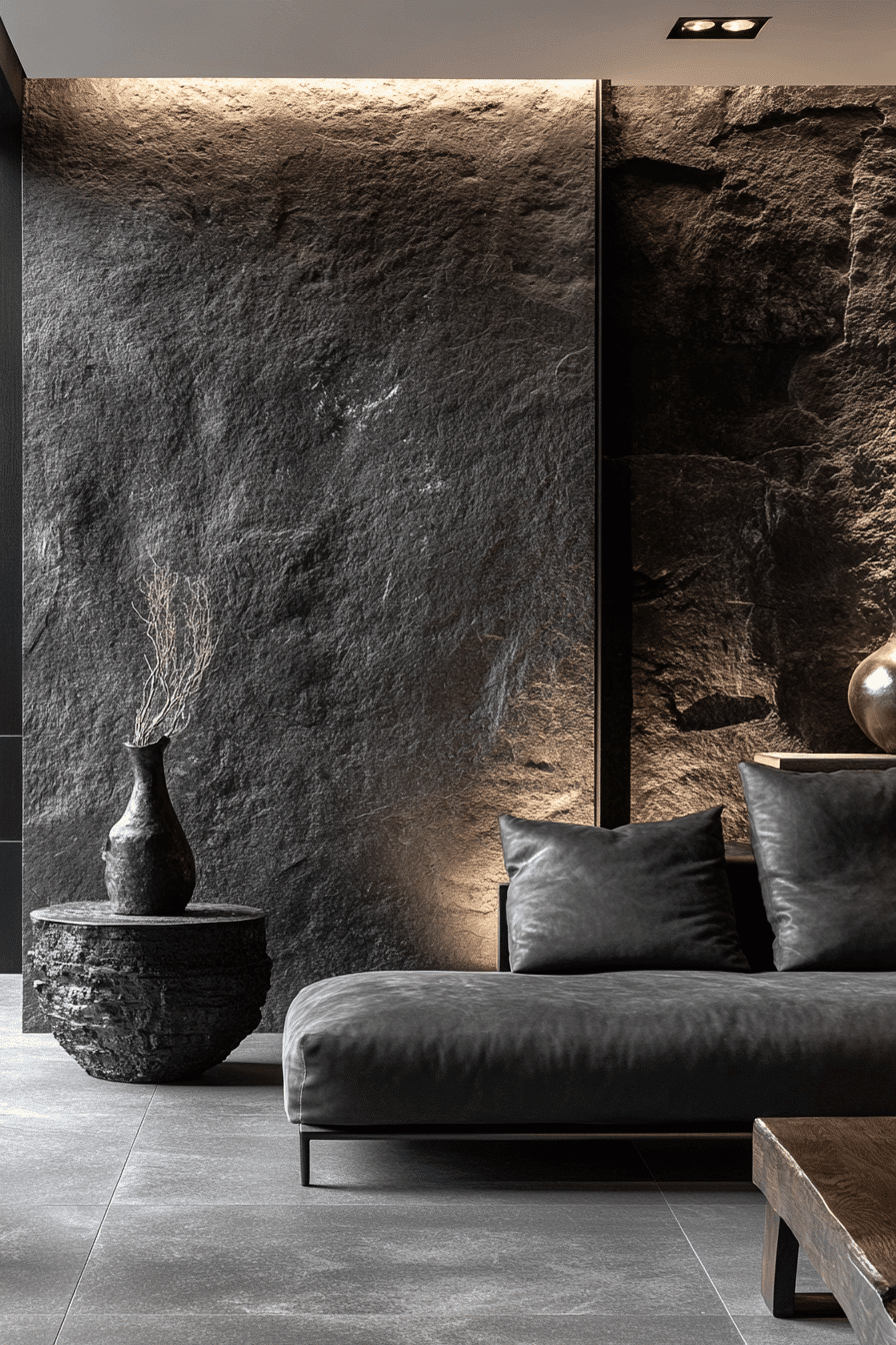 stone wall interior