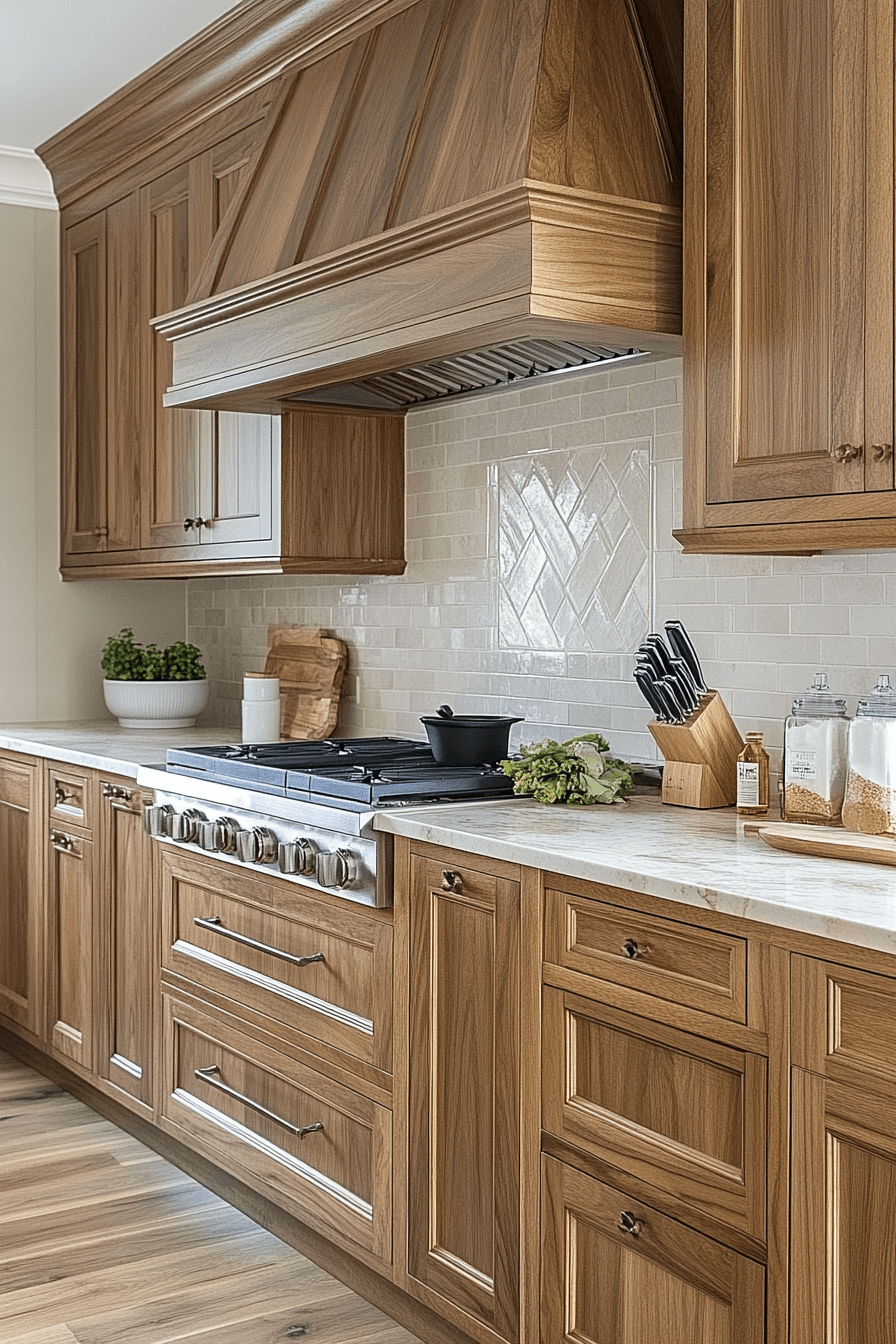 Walnut Kitchen Cabinets