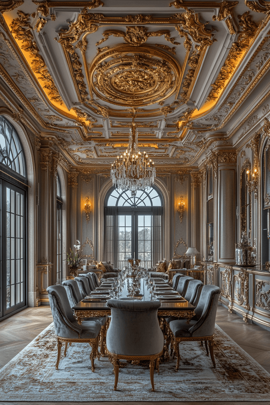 modern victorian dining room