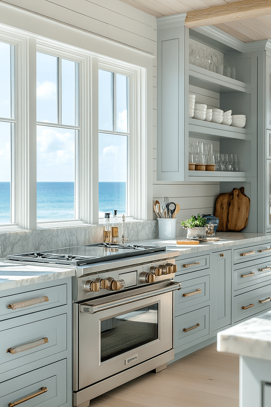 coastal cottage kitchen