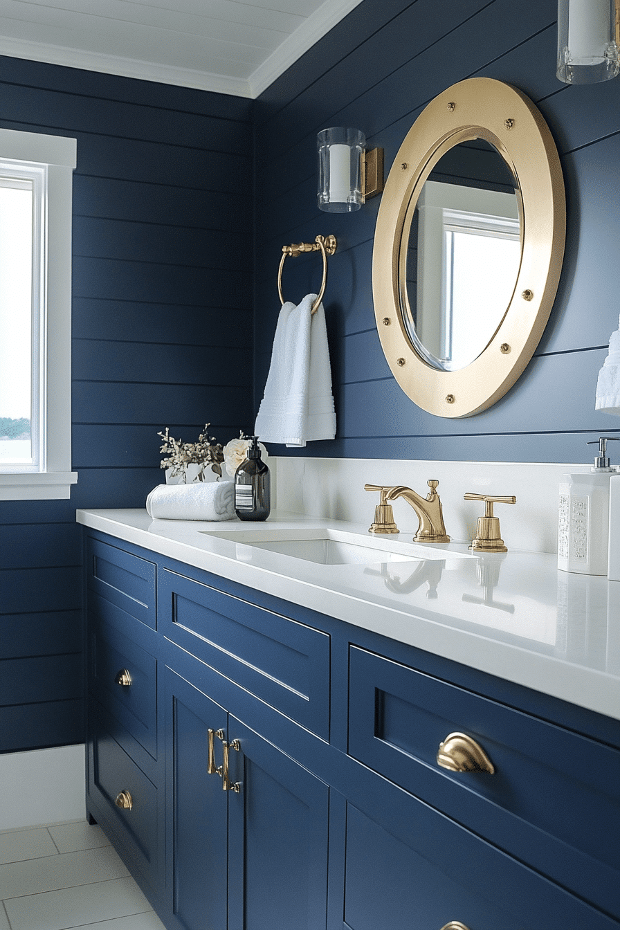 coastal cottage bathroom