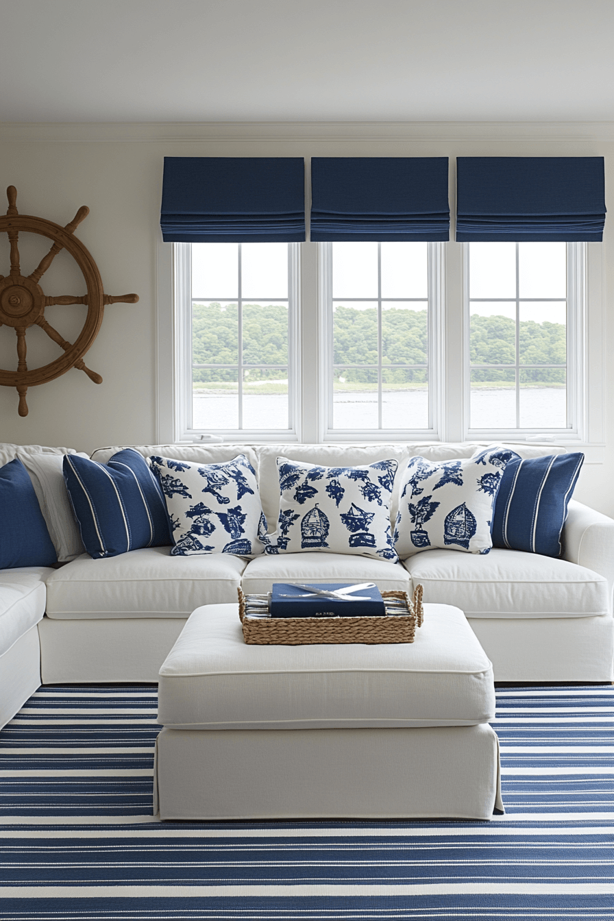 coastal cottage living room