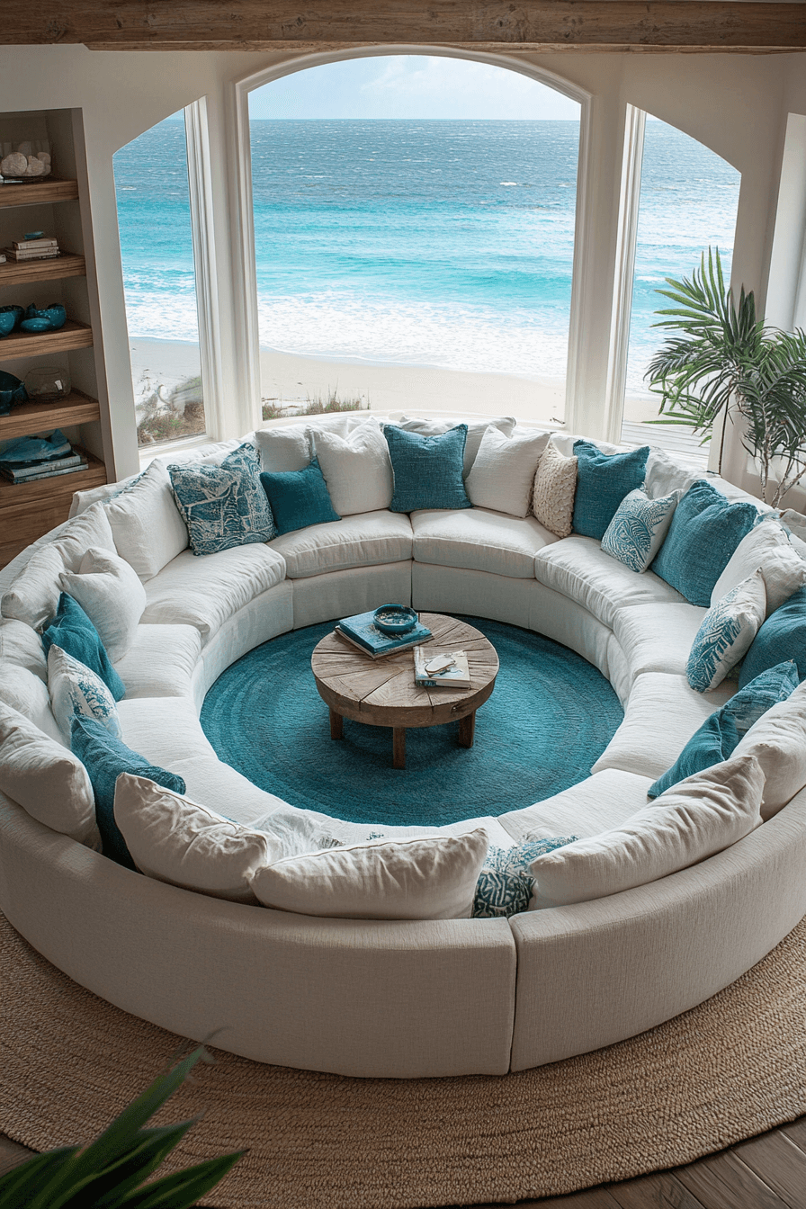 coastal cottage living room