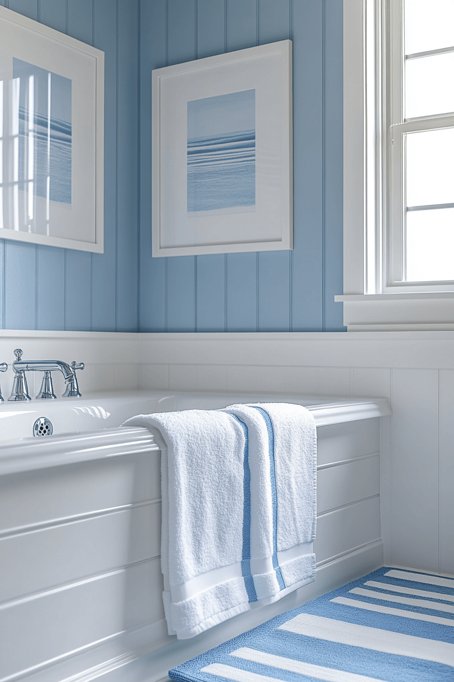 coastal cottage bathroom