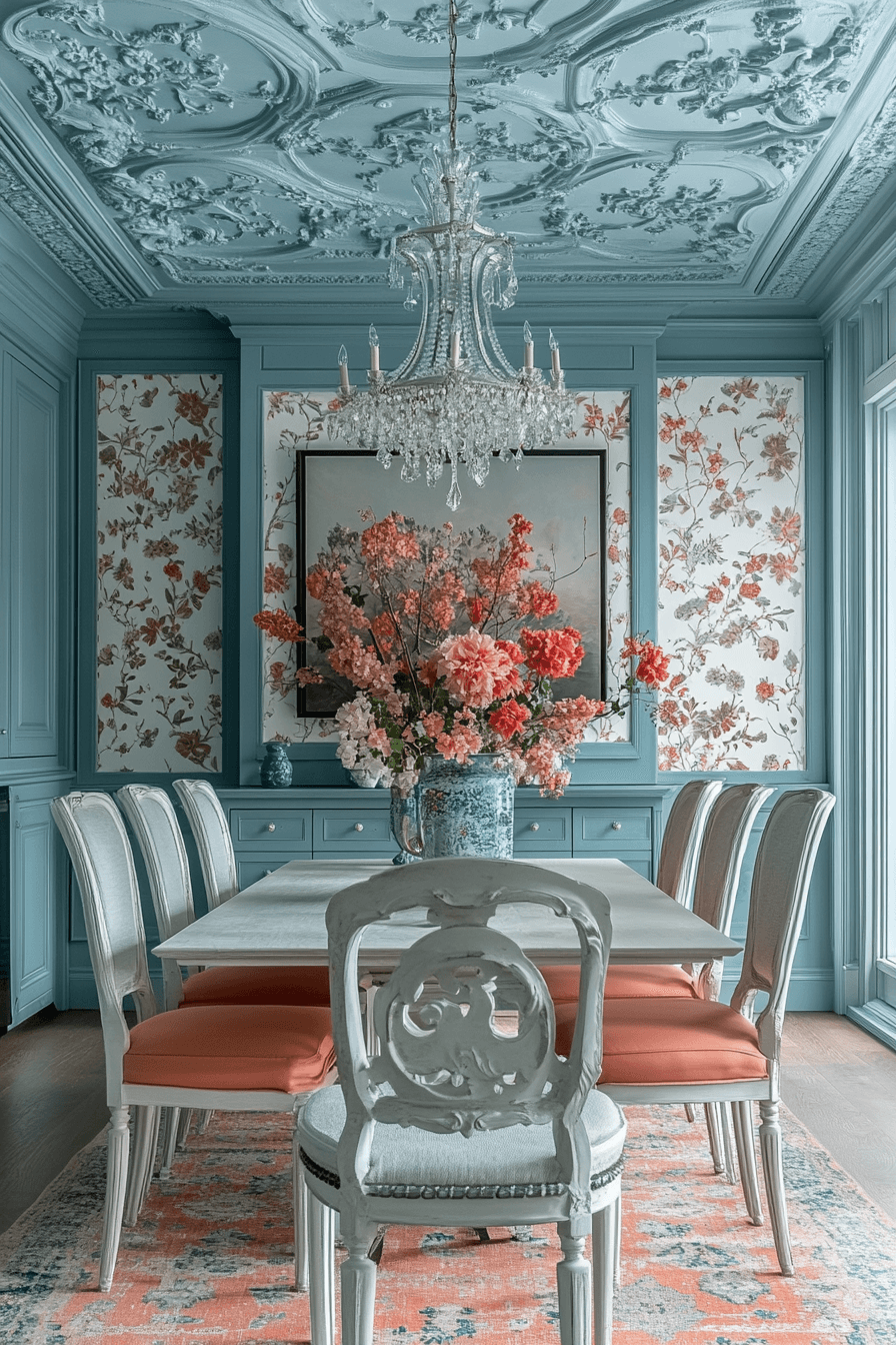 modern victorian dining room