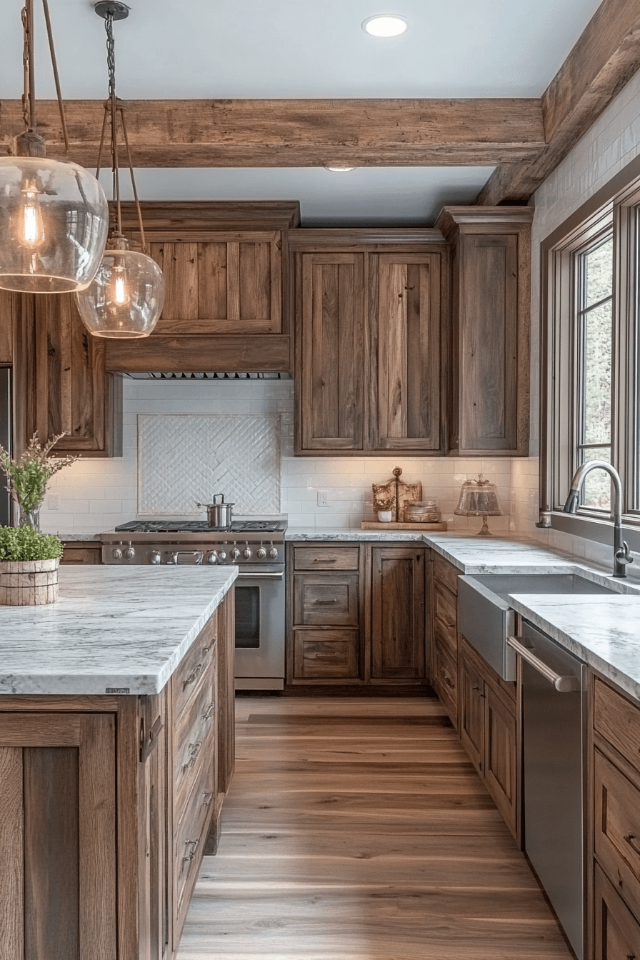 Walnut Kitchen Cabinets