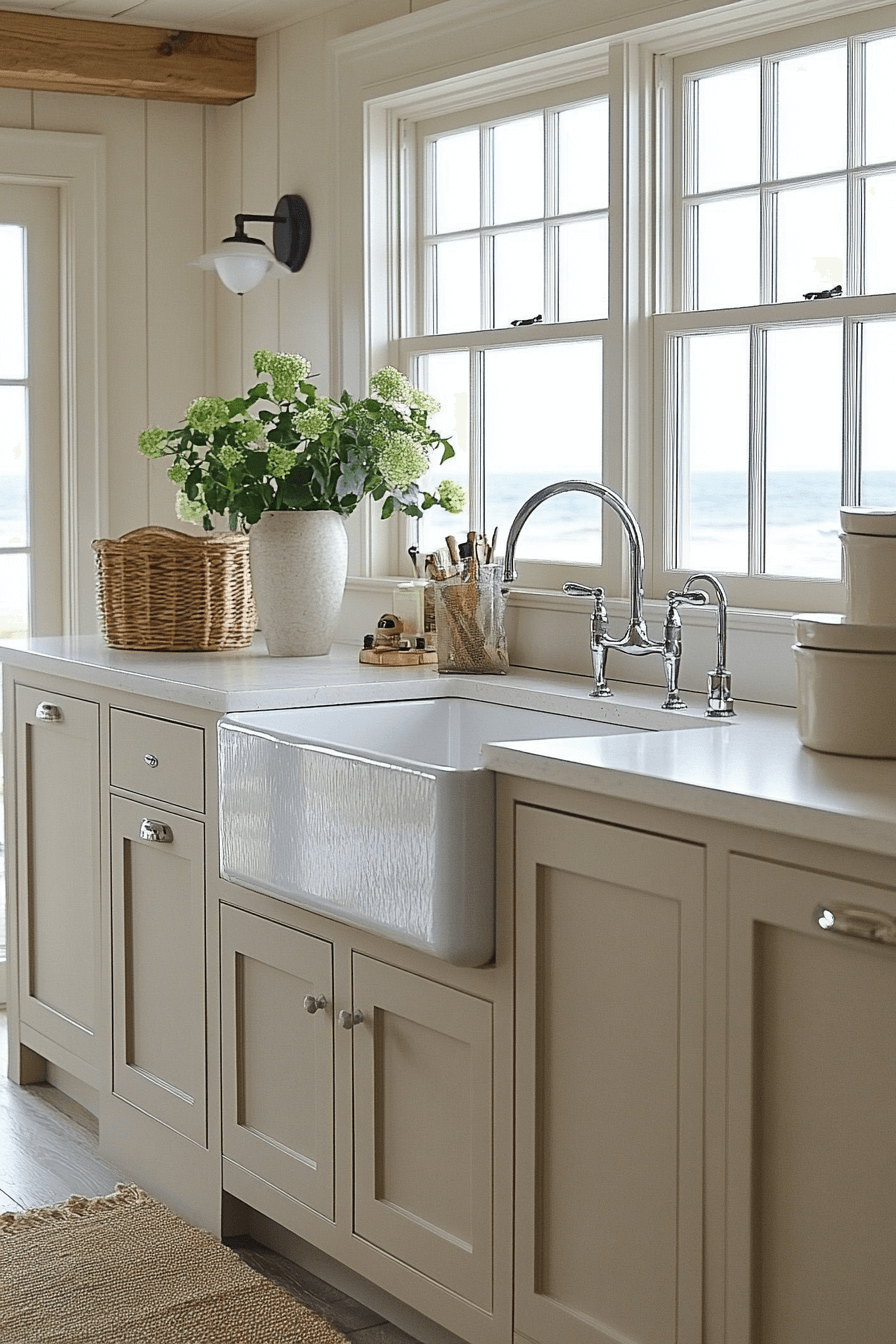 coastal cottage kitchen