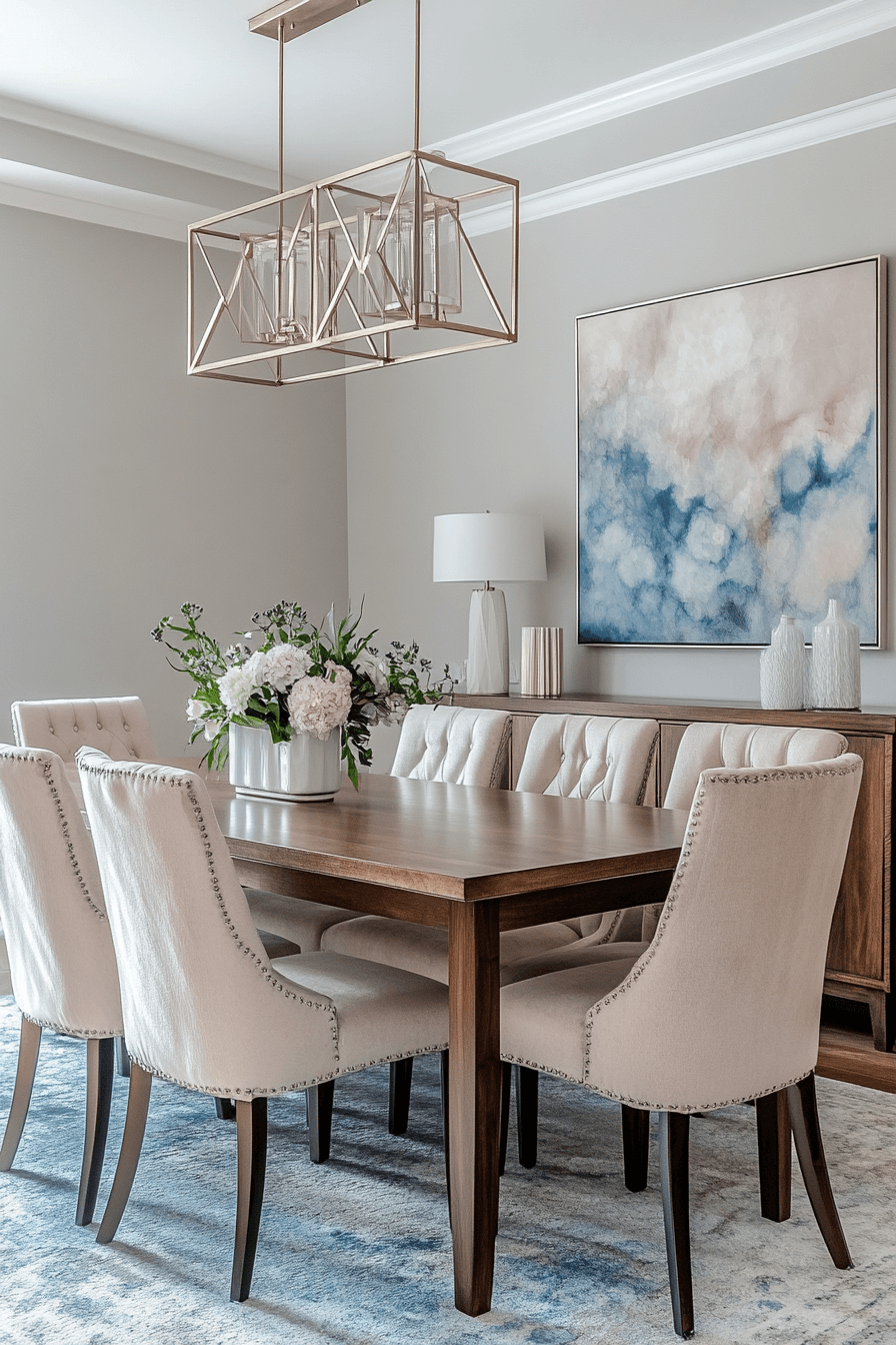 modern victorian dining room