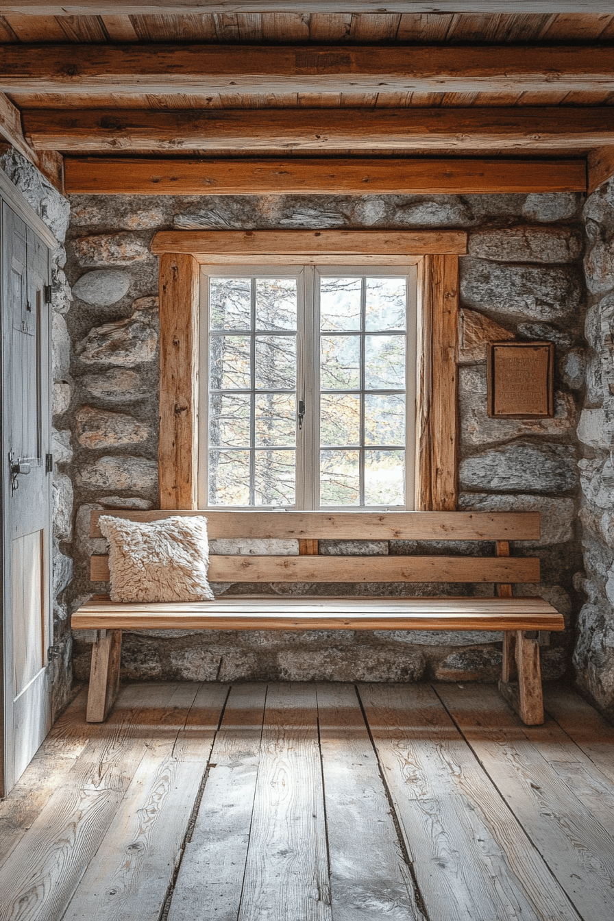 old cabin interior