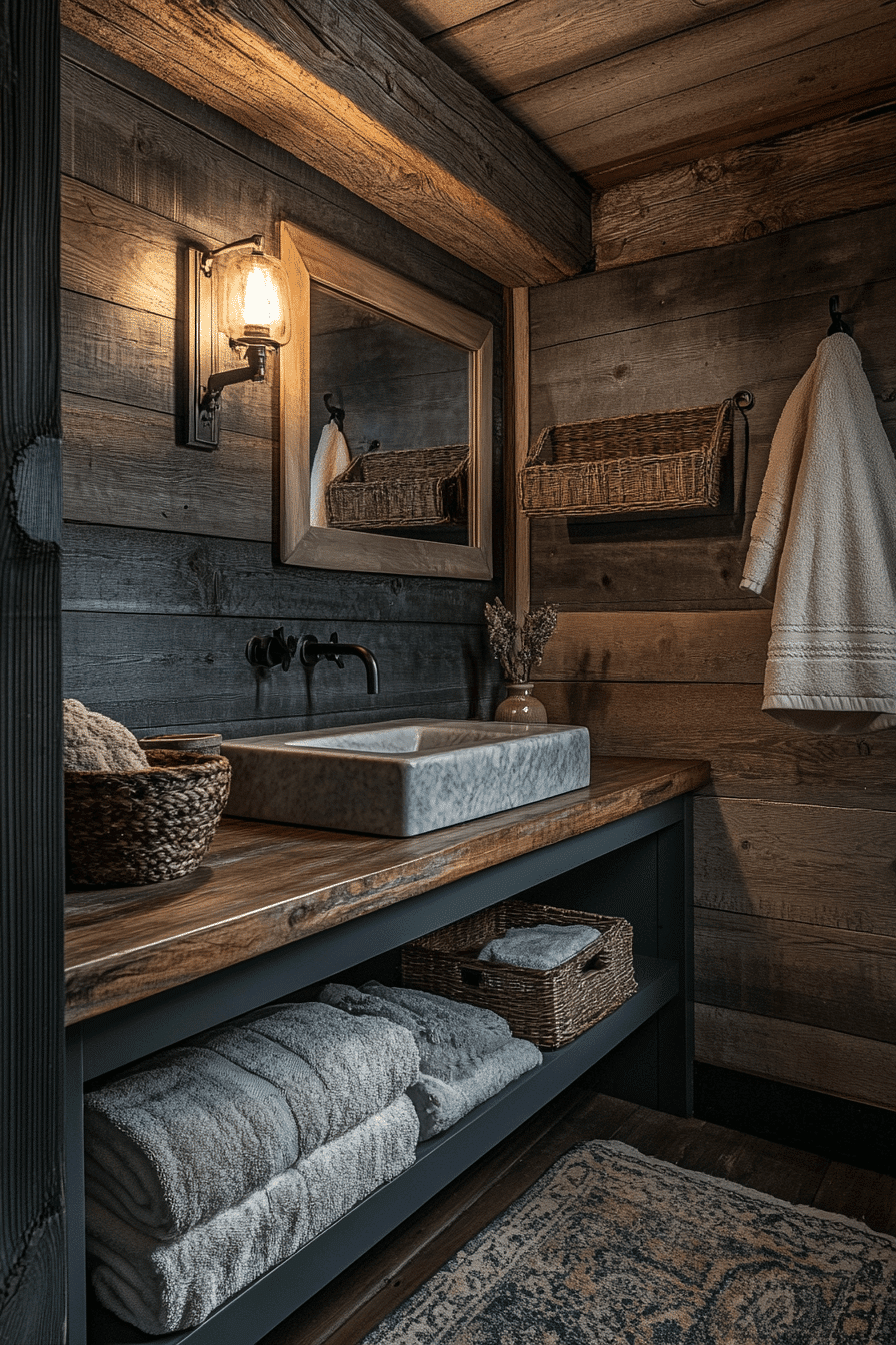 cabin bathroom