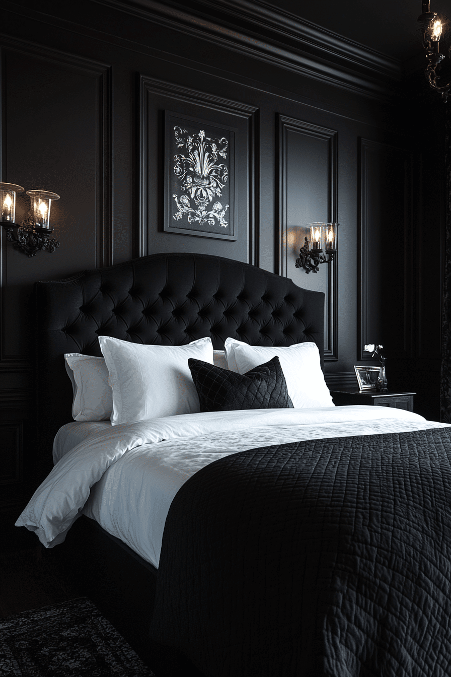 dark victorian bedroom