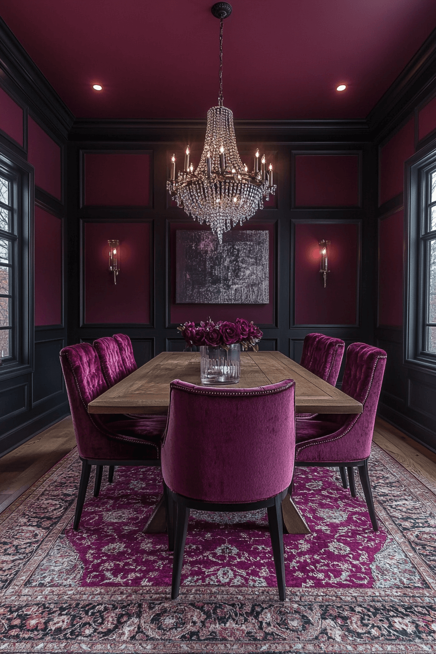modern victorian dining room