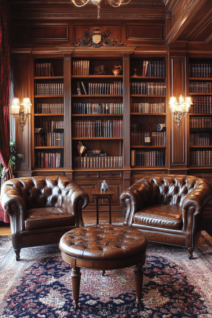 old cabin interior living room