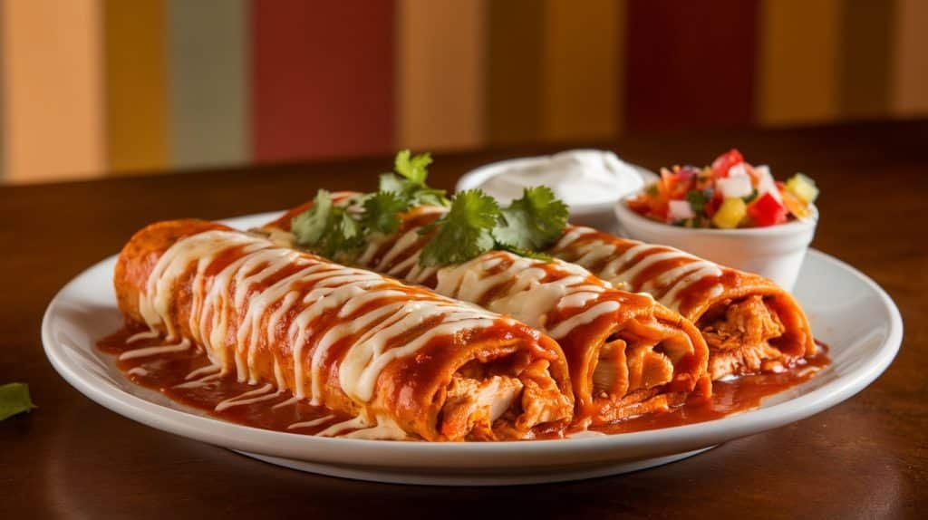 Cheesy Chicken Enchiladas