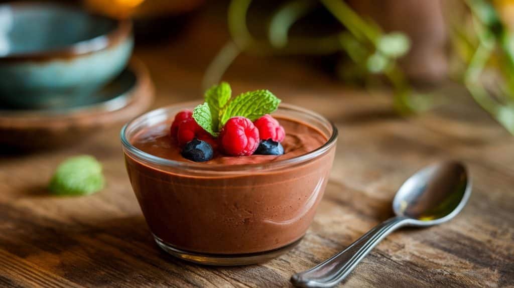 Creamy Avocado Chocolate Pudding