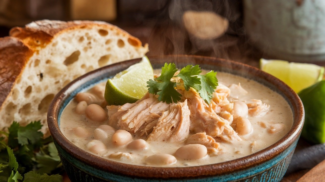 Creamy White Chicken Chili Recipe - Courtneys World