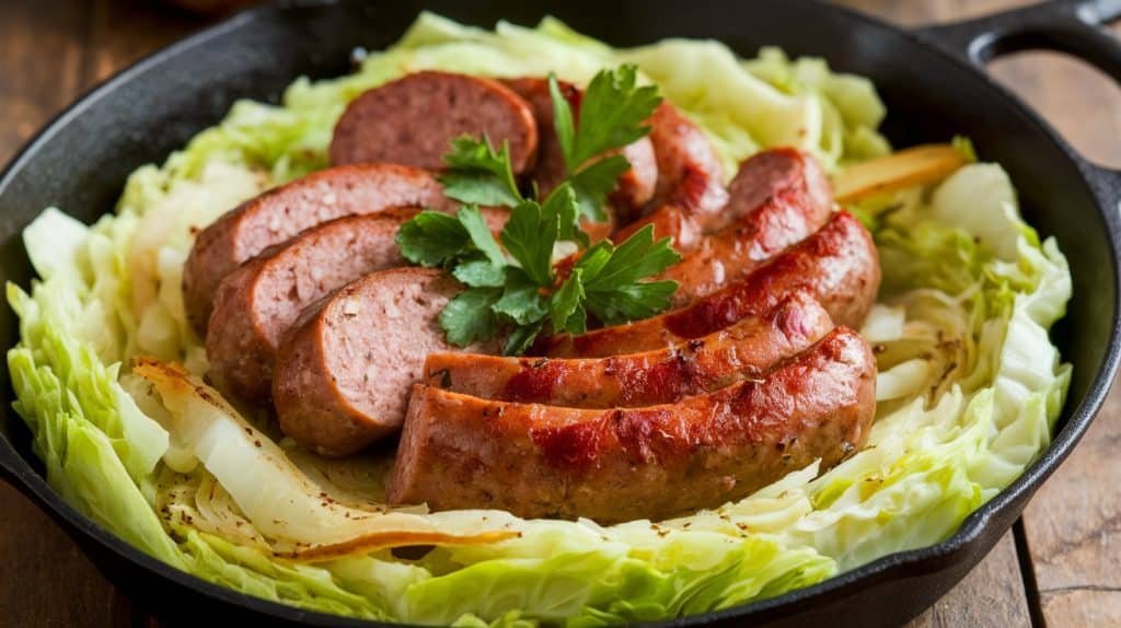 Sausage and Cabbage Skillet