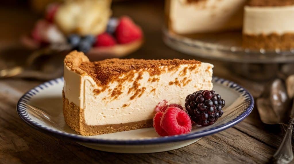 No-Bake Brown Sugar Cinnamon Cheesecake