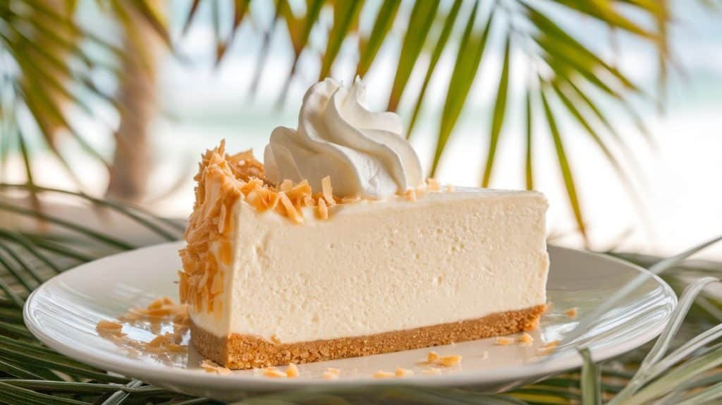 No-Bake Coconut Cheesecake