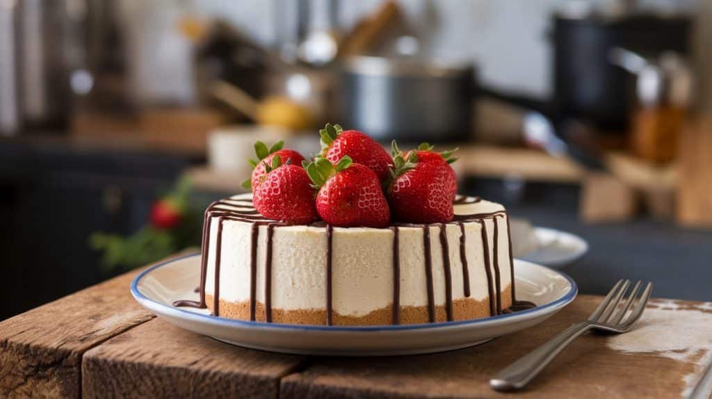 No-Bake French Vanilla Cheesecake